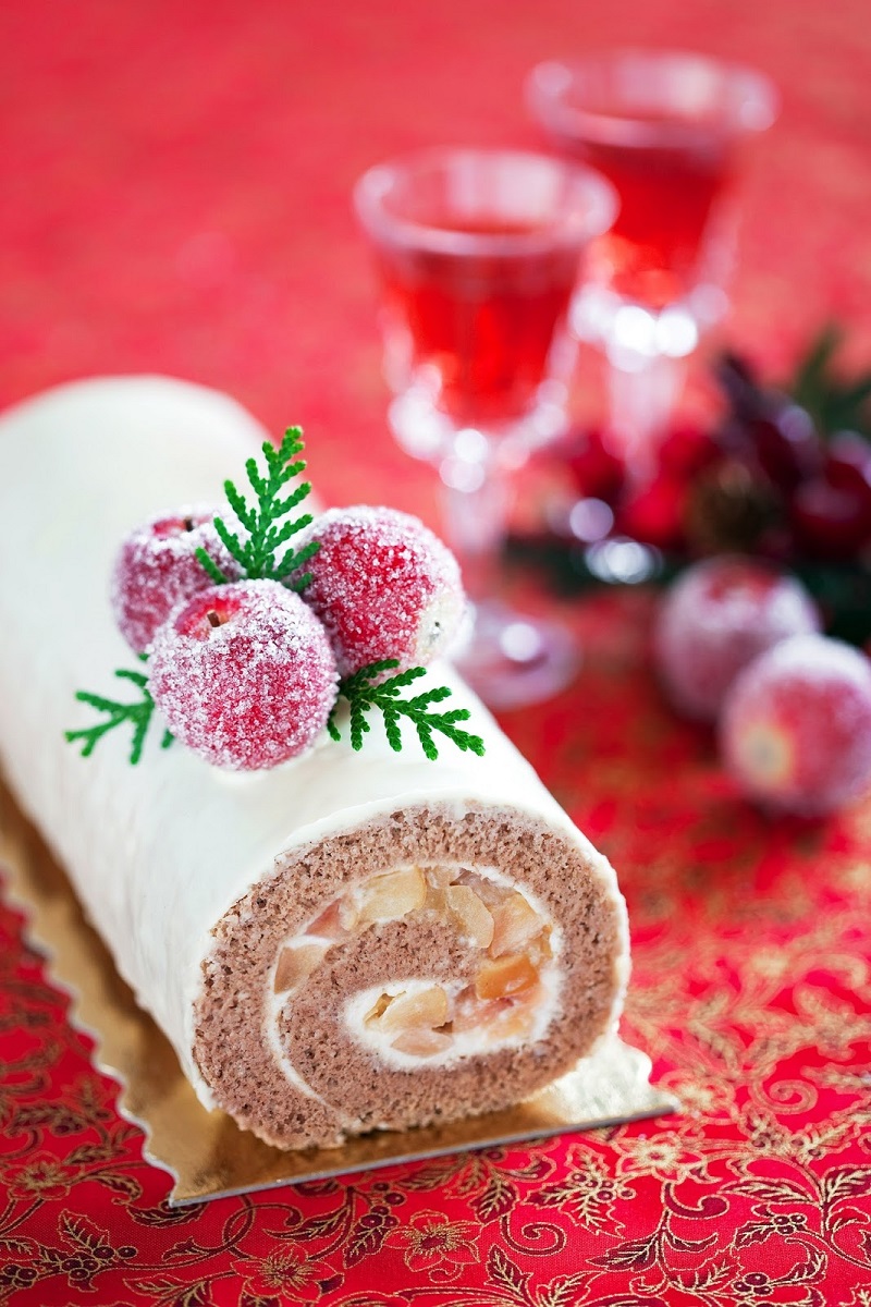 Exotic Christmas Yule Log