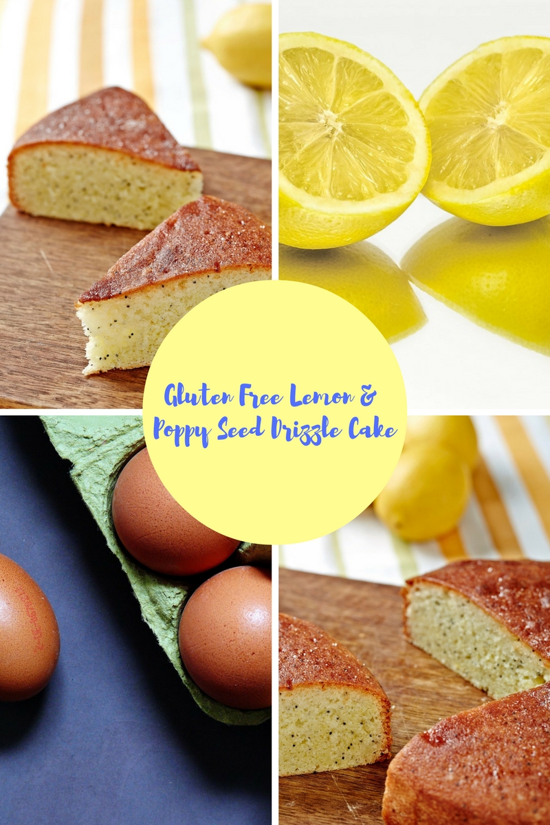 Gluten Free Lemon & Poppy Seed Drizzle Cake