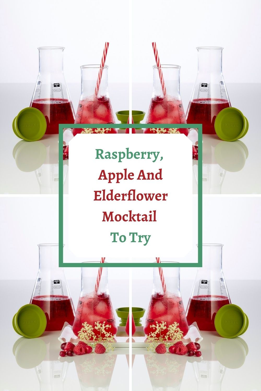 Raspberry, Apple And Elderflower Mocktail To Try