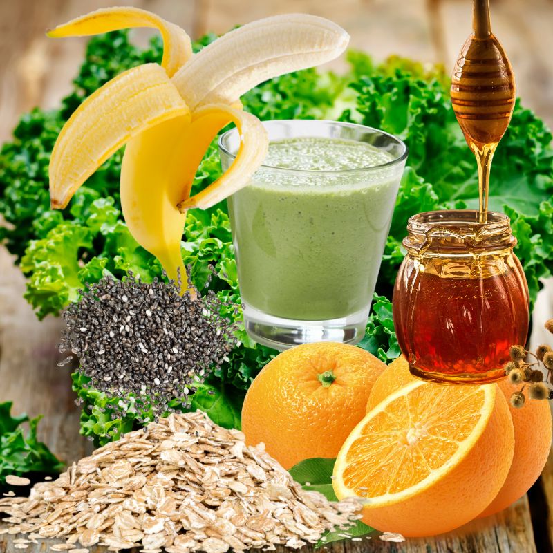 An All Day Energy Blast Smoothie