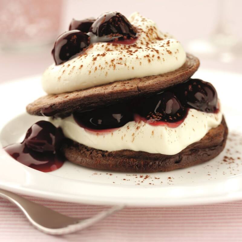 How To Make Black Cherry Chocolate Pancakes How To Make Black Cherry Chocolate Pancakes