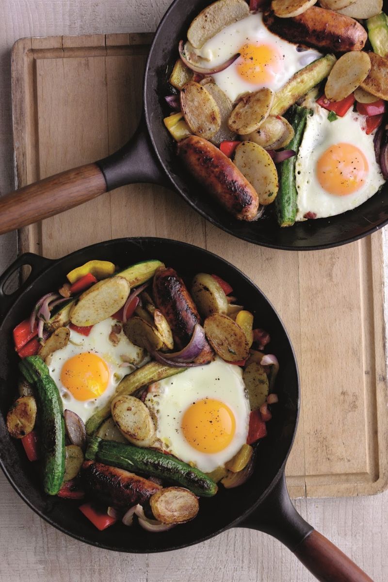 Easy One-Pan Spicy Farmer’s Breakfast Minimal Washing Up!
