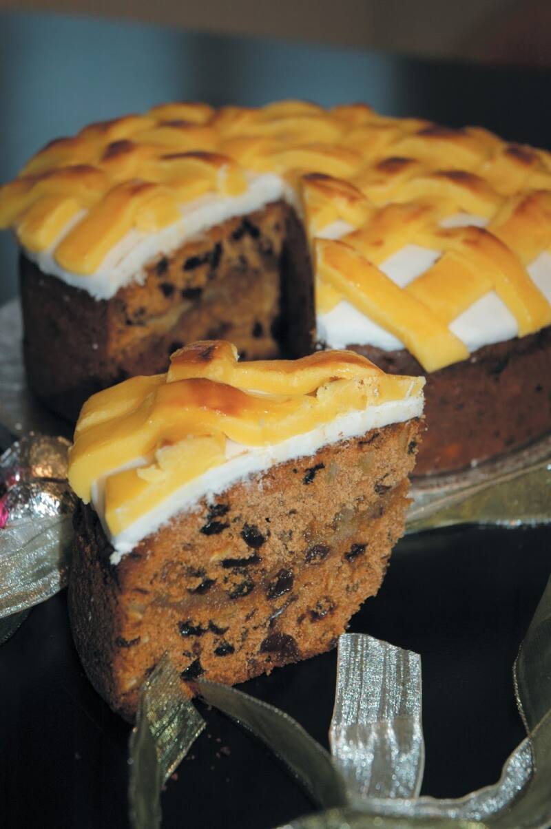 California Raisin Spicy Simnel Cake