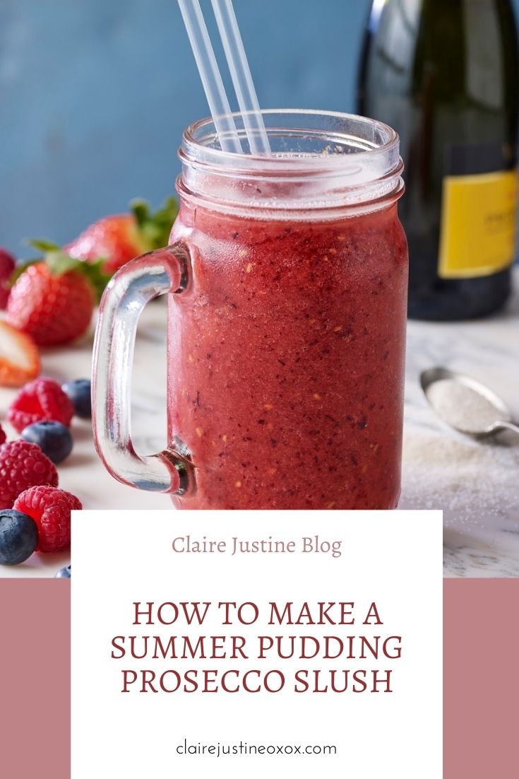How To Make A Summer Pudding Prosecco Slush.