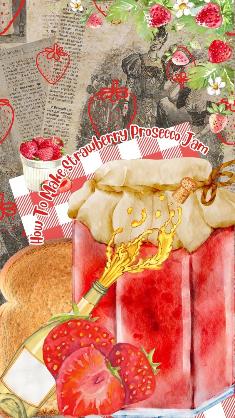 Strawberry Prosecco Jam: