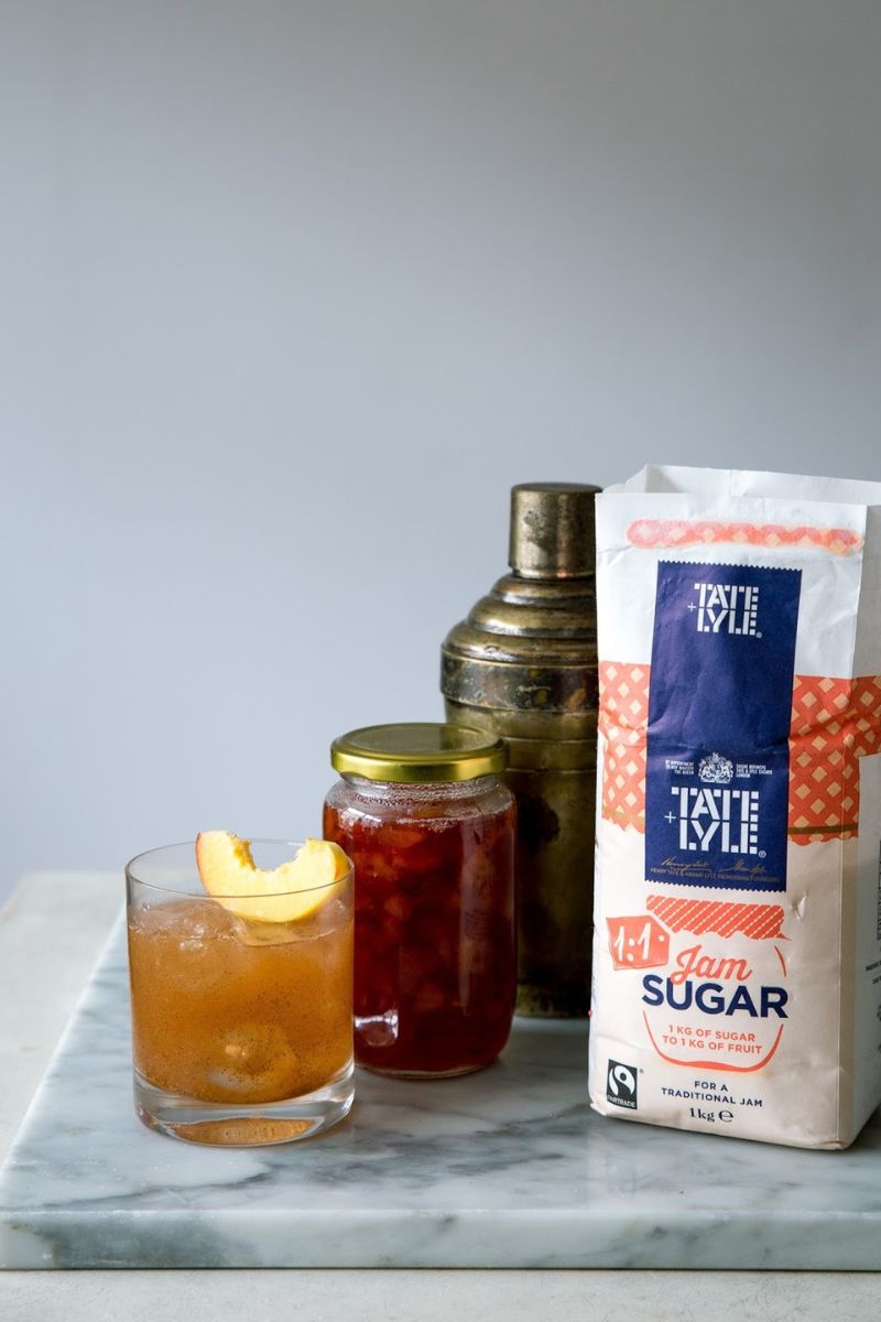 How To Make Peach Jam And Peach Pie Cocktail Afternoon tea