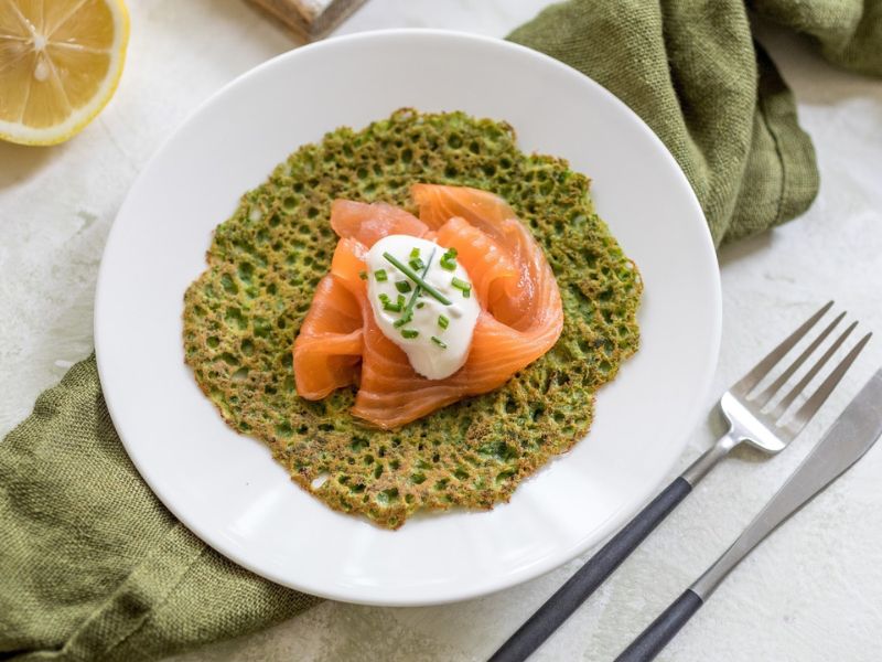 How To Make Spinach and Buckwheat Pancakes
