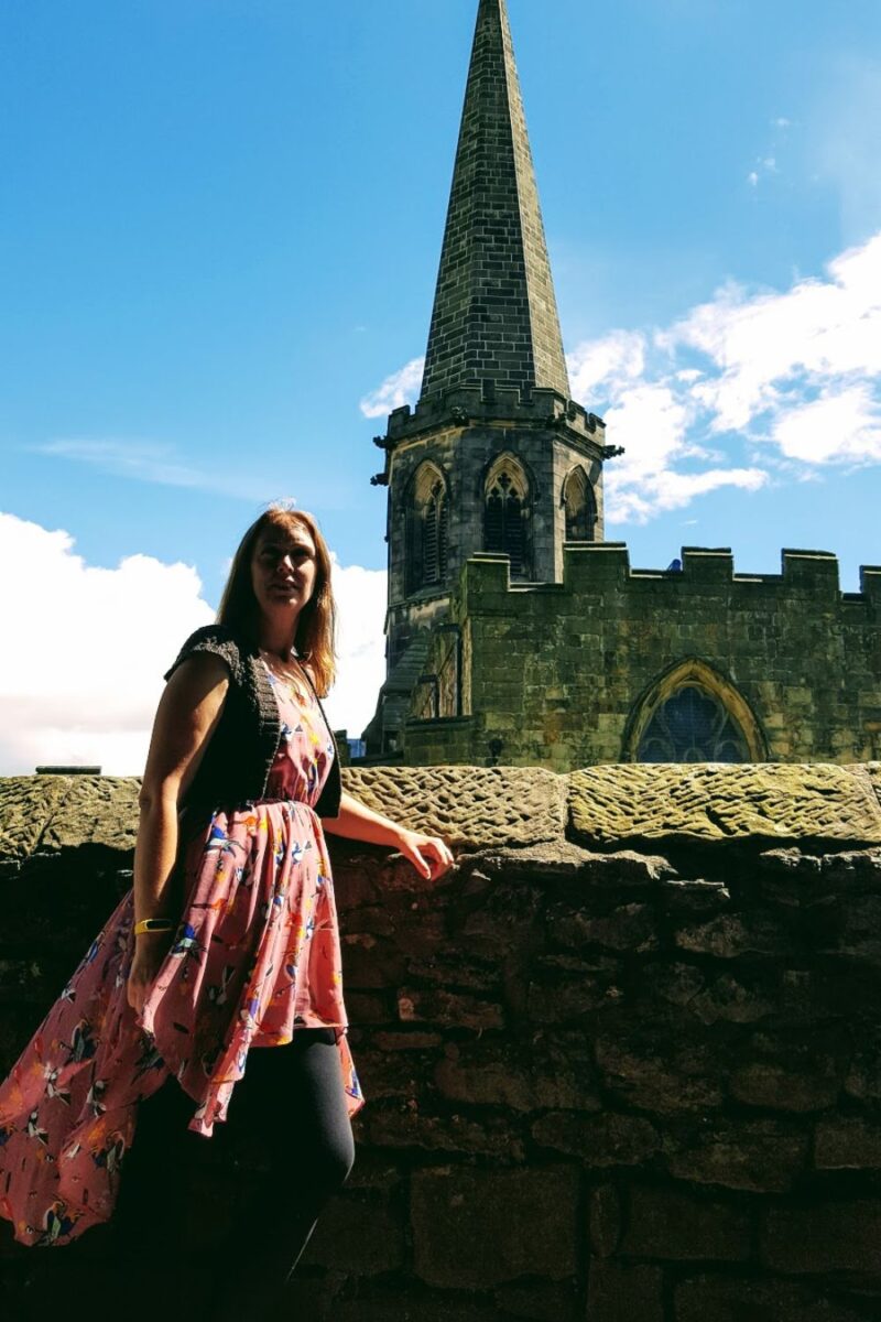 Photos Of The All Saints Church in Bakewell Outfit Post