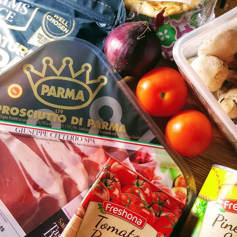 4 Quick And Easy Prosciutto di Parma Ham Naan Bread Pizzas