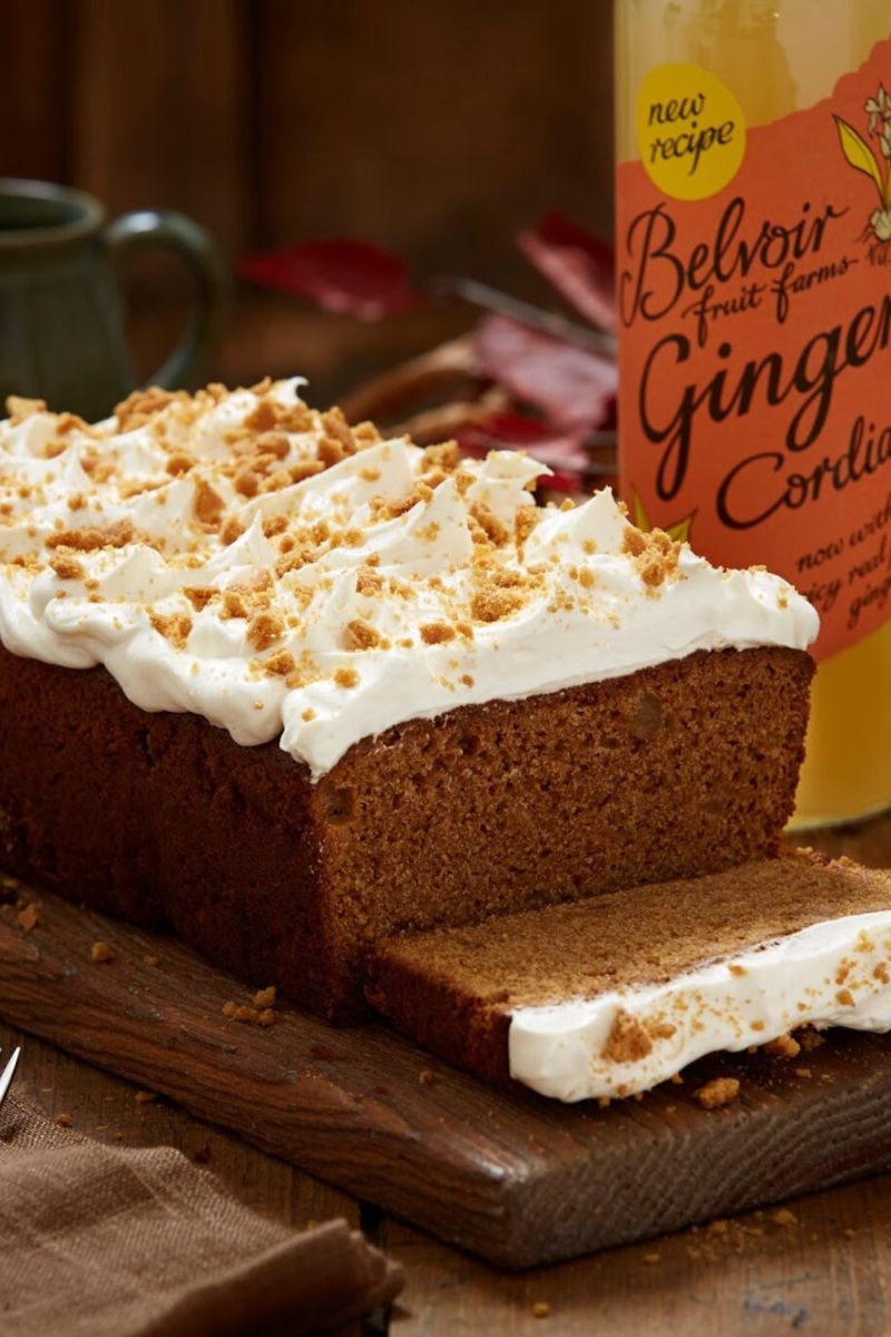 Ginger And Custard Crumble Cake