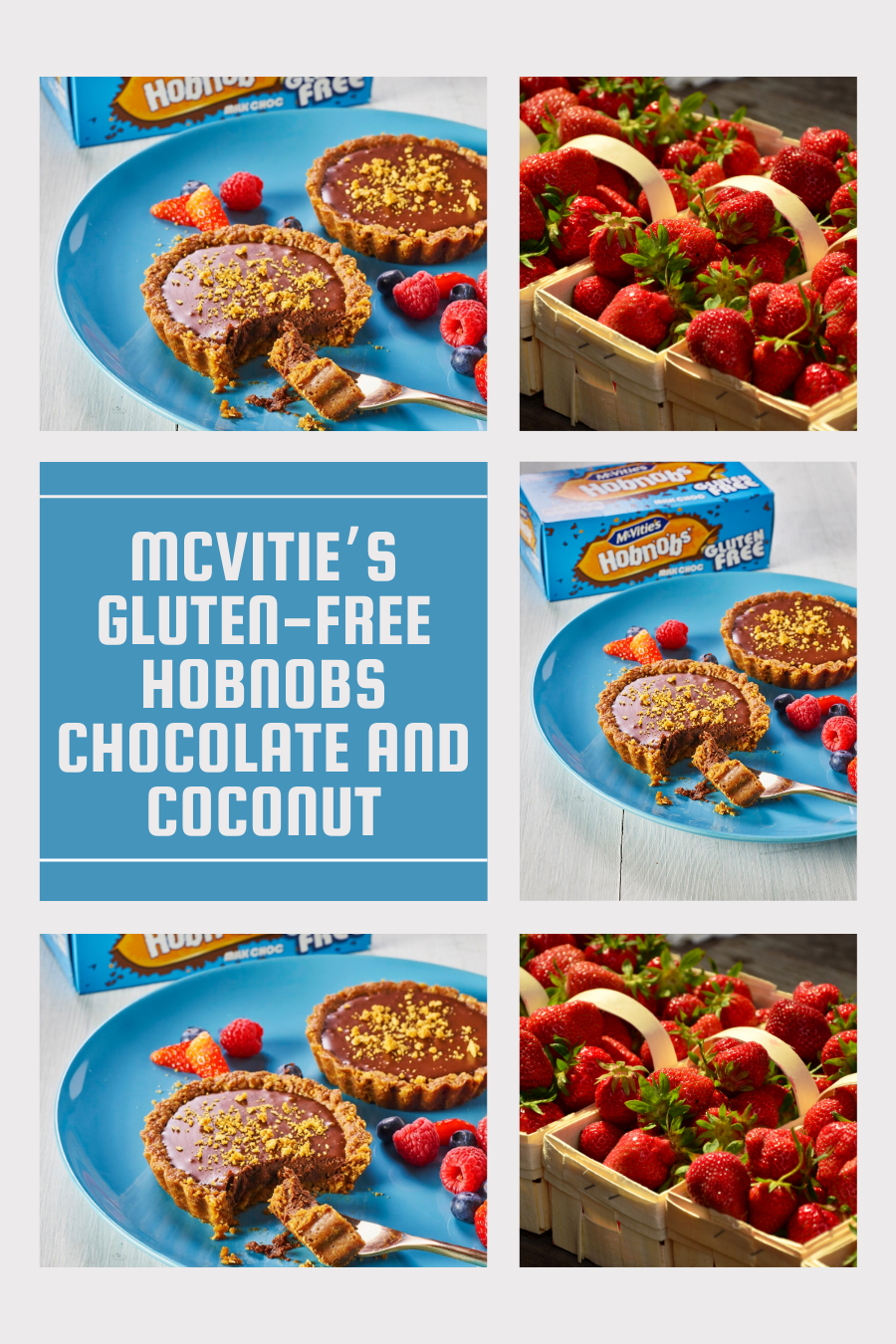 McVitie’s Gluten-Free Hobnobs Chocolate And Coconut Tarts