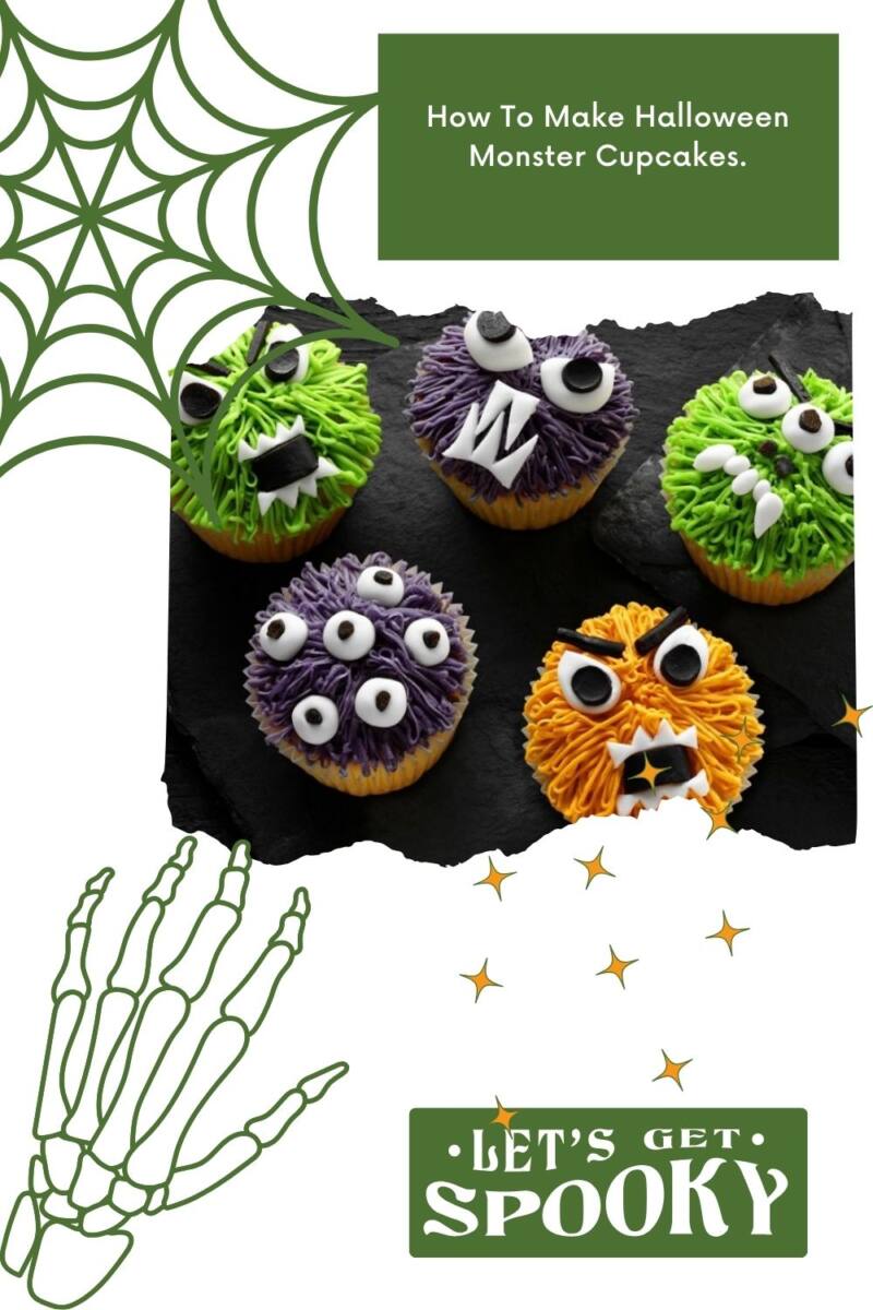 How To Make Halloween Monster Cupcakes
