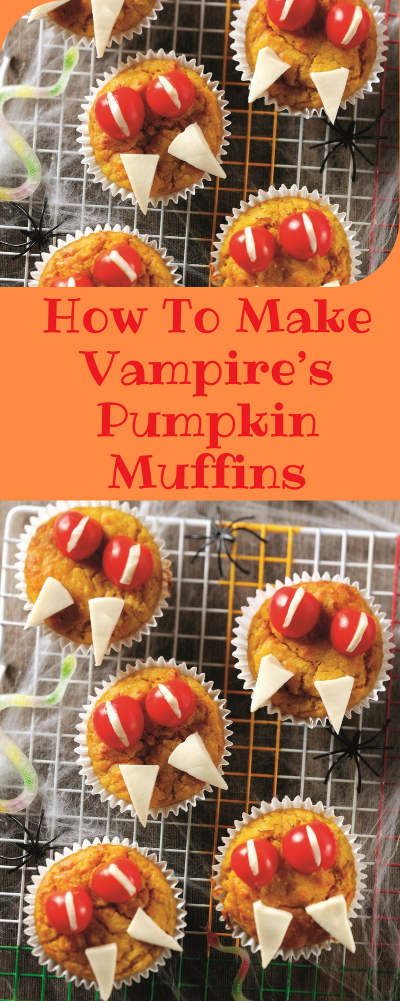 How To Make Vampire's Pumpkin Muffins Muffins