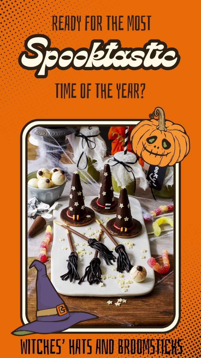 Witches Hats And Broomsticks Recipe