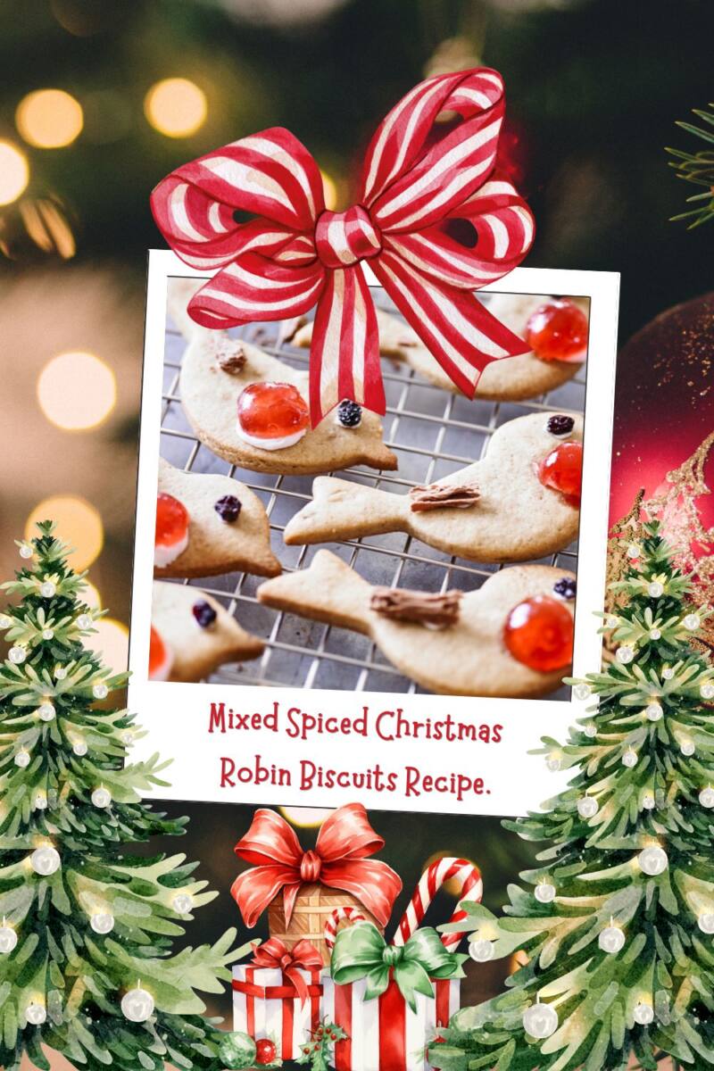 How To Make Mixed Spiced Christmas Robin Biscuits