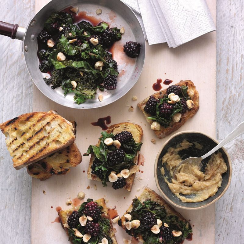 Superberry Kale And Roasted Garlic Bruschetta Superberry Kale And Roasted Garlic Bruschetta