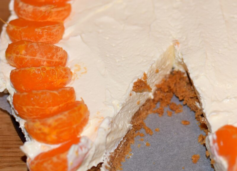 Superbly Easy To Make Ginger And Orange No Bake Cheesecake