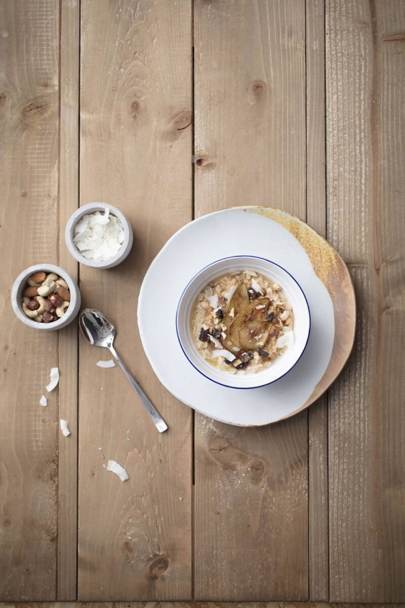 Caramelised Apple & Cinnamon Porridge: