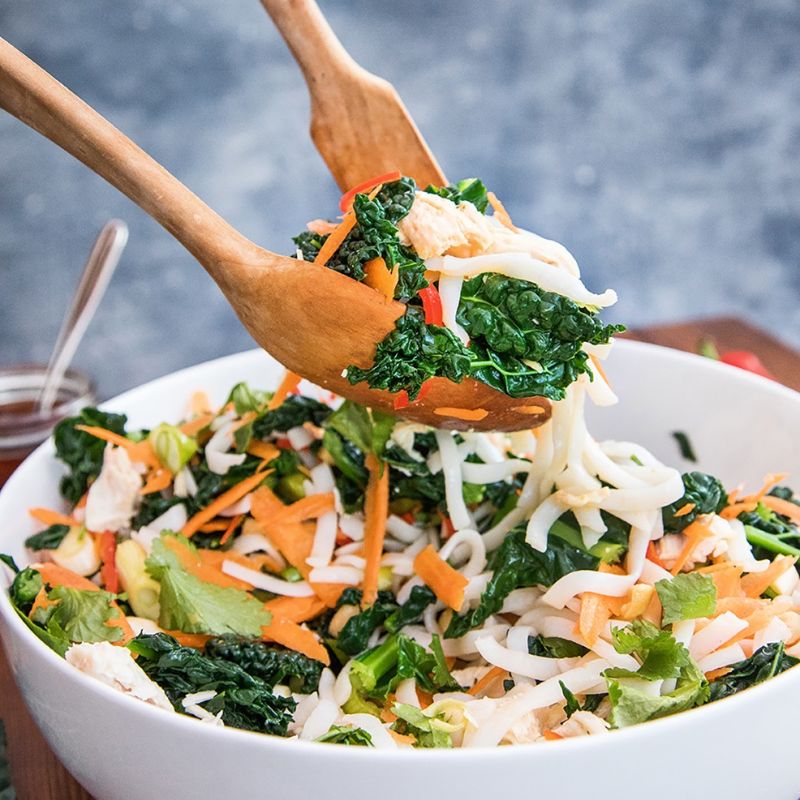 Asian Rice Noodle And Cavolo Nero Salad