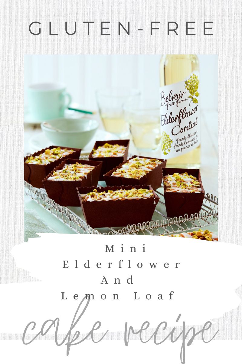 Gluten-Free Mini Elderflower And Lemon Loaf Cakes