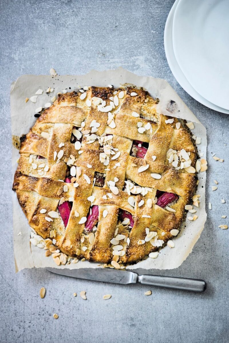 How To Bake A Rhubarb, Almond And Vanilla Galette