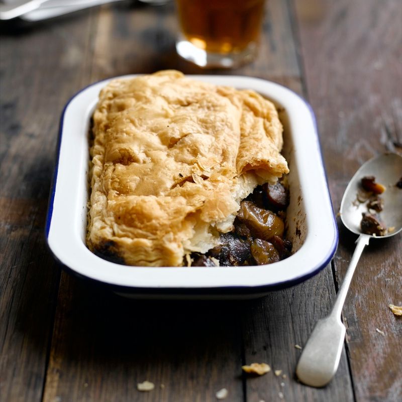 How To Make A Chestnut, Mushroom And Shallot Pie How To Make A Chestnut, Mushroom And Shallot Pie