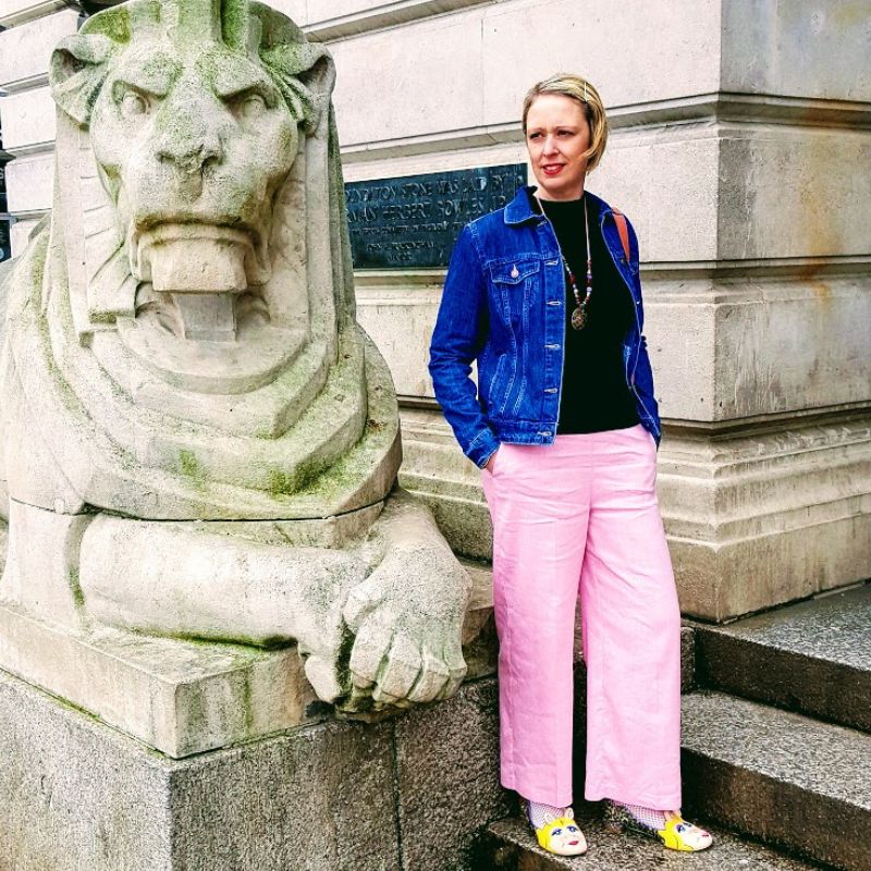 Pink Trousers And Miss Piggy Shoes
