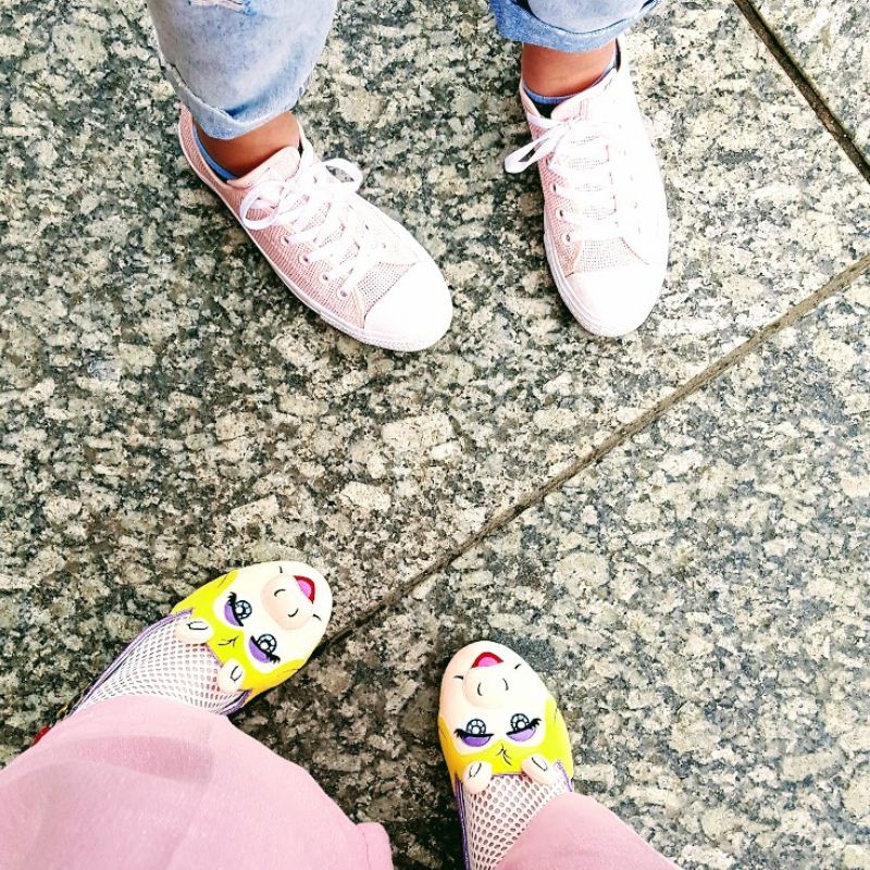 Pink Trousers And Miss Piggy Shoes