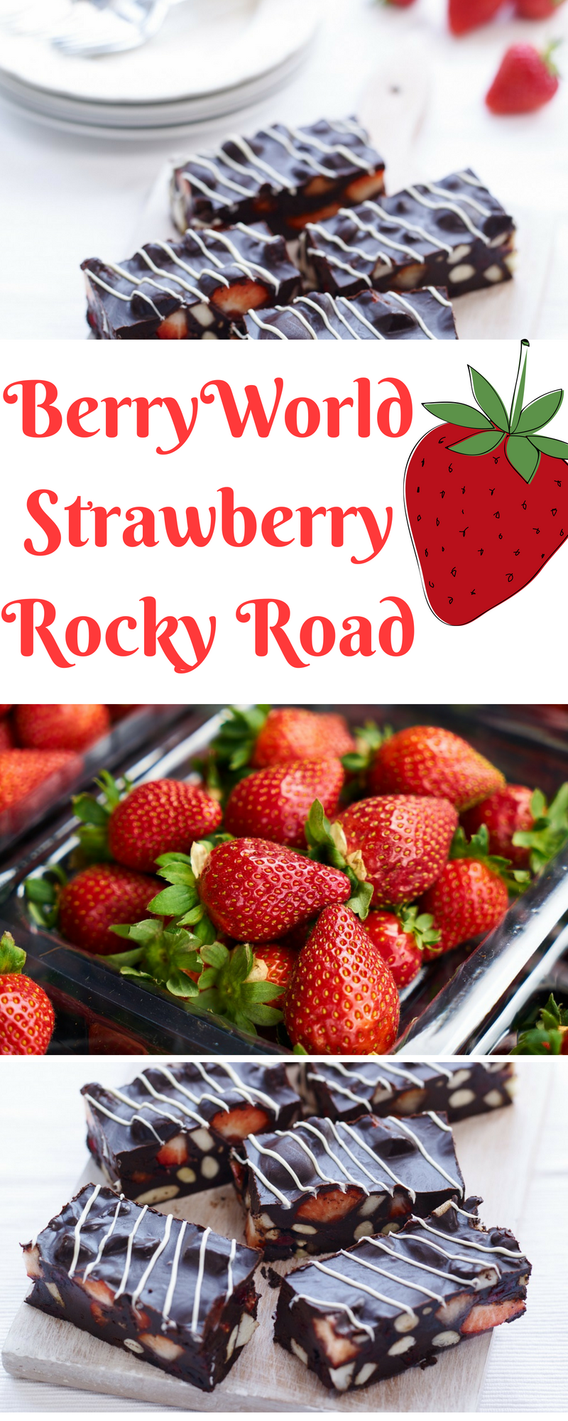 BerryWorld Strawberry Rocky Road Treats BerryWorld Strawberry Rocky Road Treats