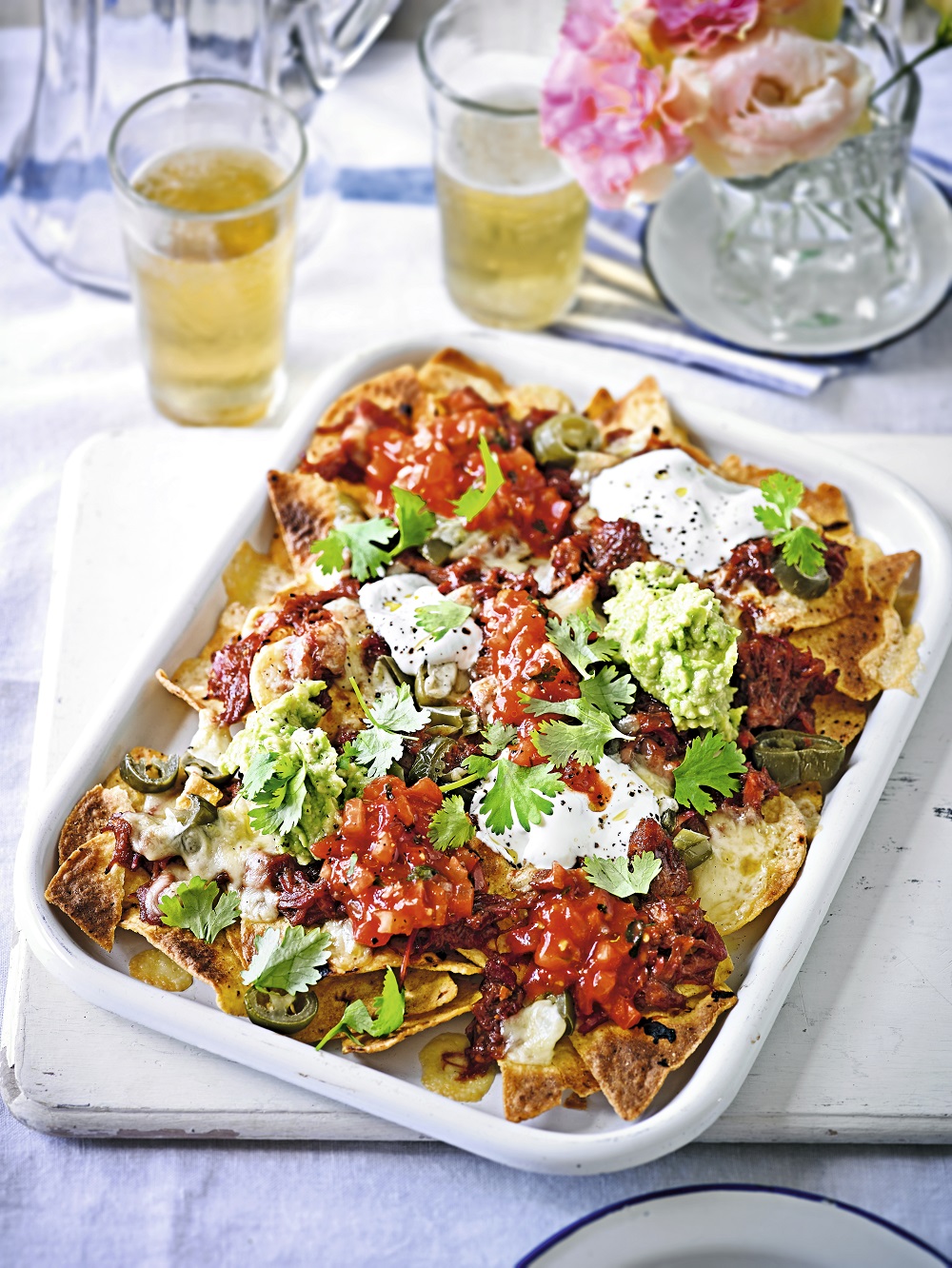 Pulled Pork Nachos: Fully Loaded Pulled Pork Nachos: Fully Loaded