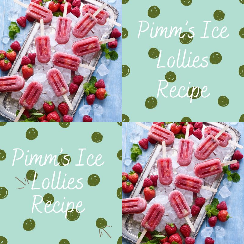 Pimm’s Ice Lollies Recipe