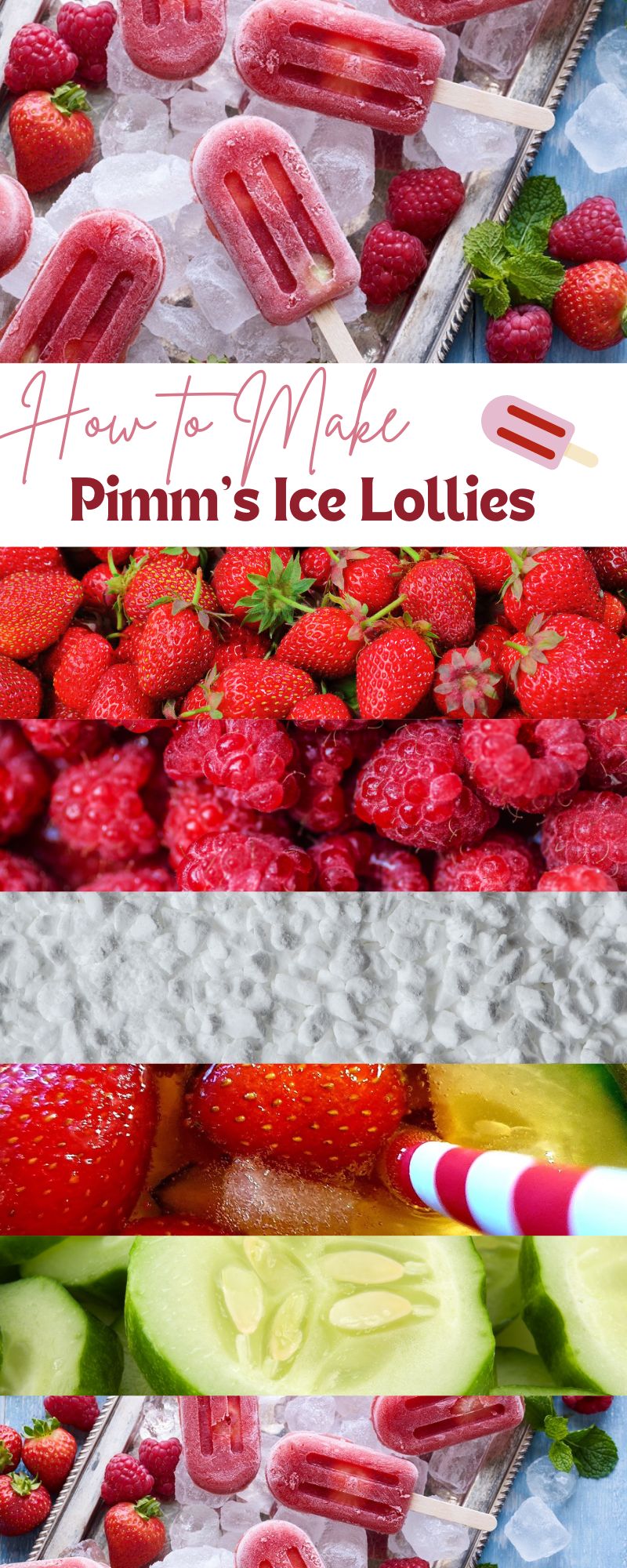 Pimm’s Ice Lollies Recipe