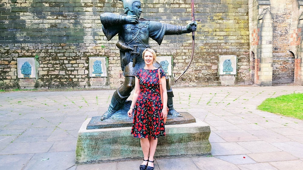 Cherry Dress: Throwback Thursday Nottingham Castle