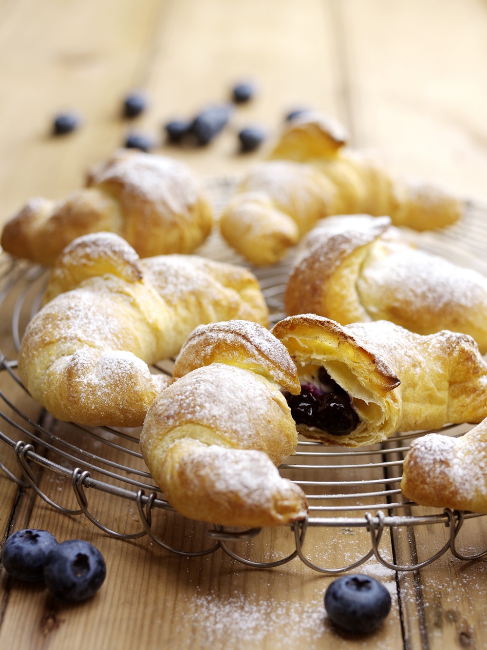 BerryWorld Blueberry And Creamy Lemon Croissants BerryWorld Blueberry And Creamy Lemon Croissants