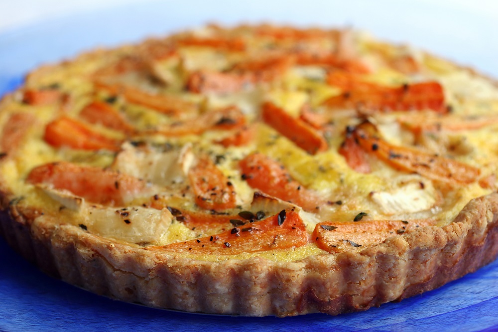 How To Make A Chantenay, Thyme And Goat’s Cheese Tart.