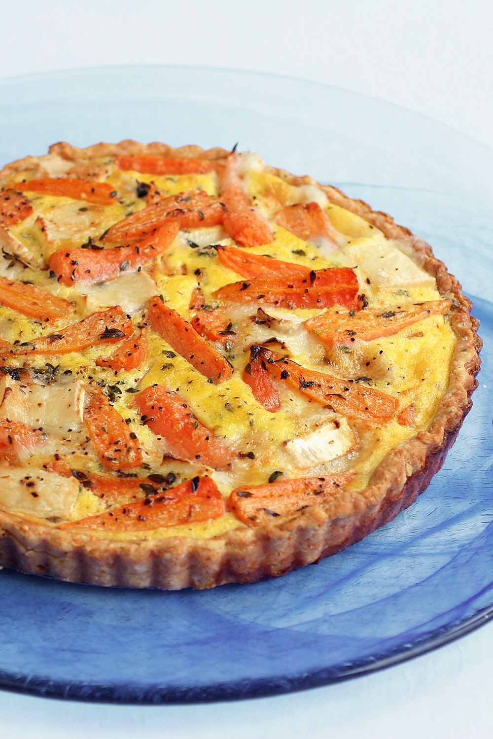 How To Make A Chantenay, Thyme And Goat’s Cheese Tart.