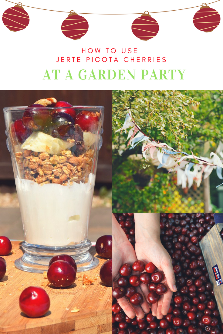 How To Use Jerte Picota Cherries At A Garden Party