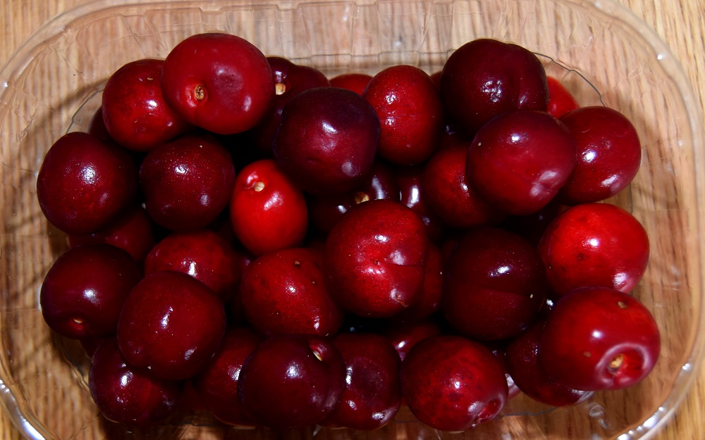 Afternoon Cherry Scones With Cream And Jerte Picota Cherries On Top