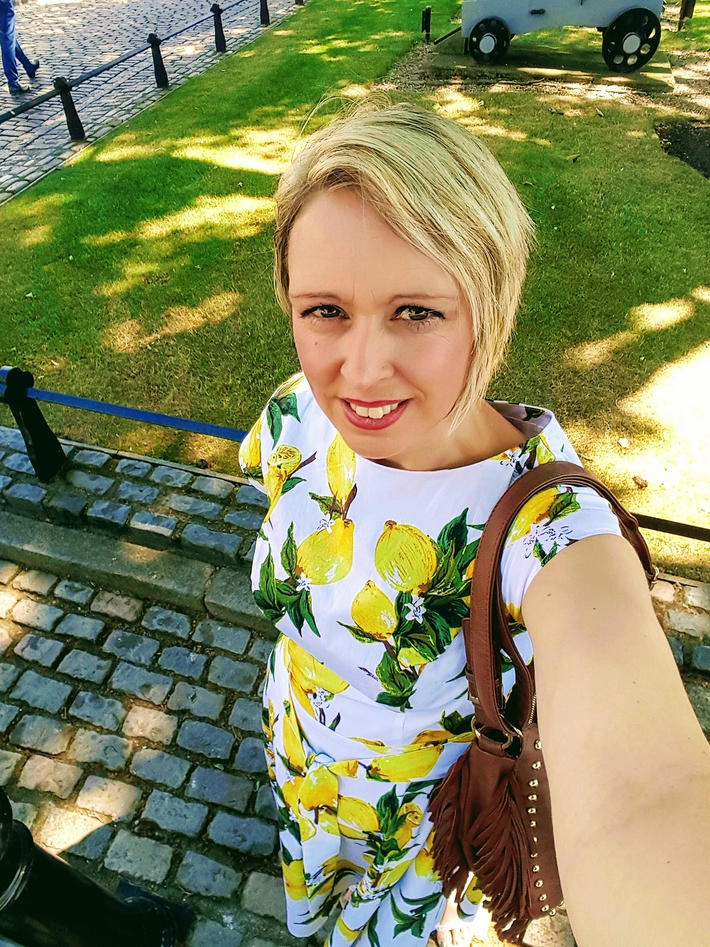 The Charm Of A Lemon Dress In London