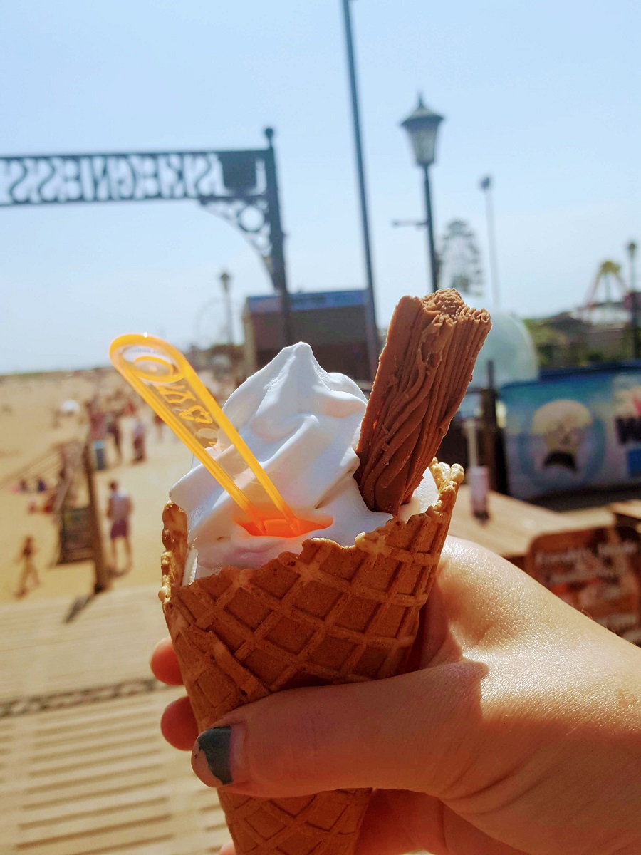 Fish Chips And Donkey Ridez A Stick Of Rock With My Name Inside