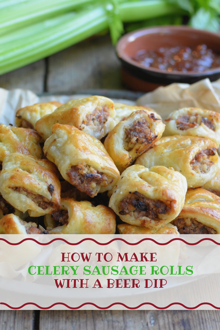 How To Make Celery Sausage Rolls With A Beer Dip
