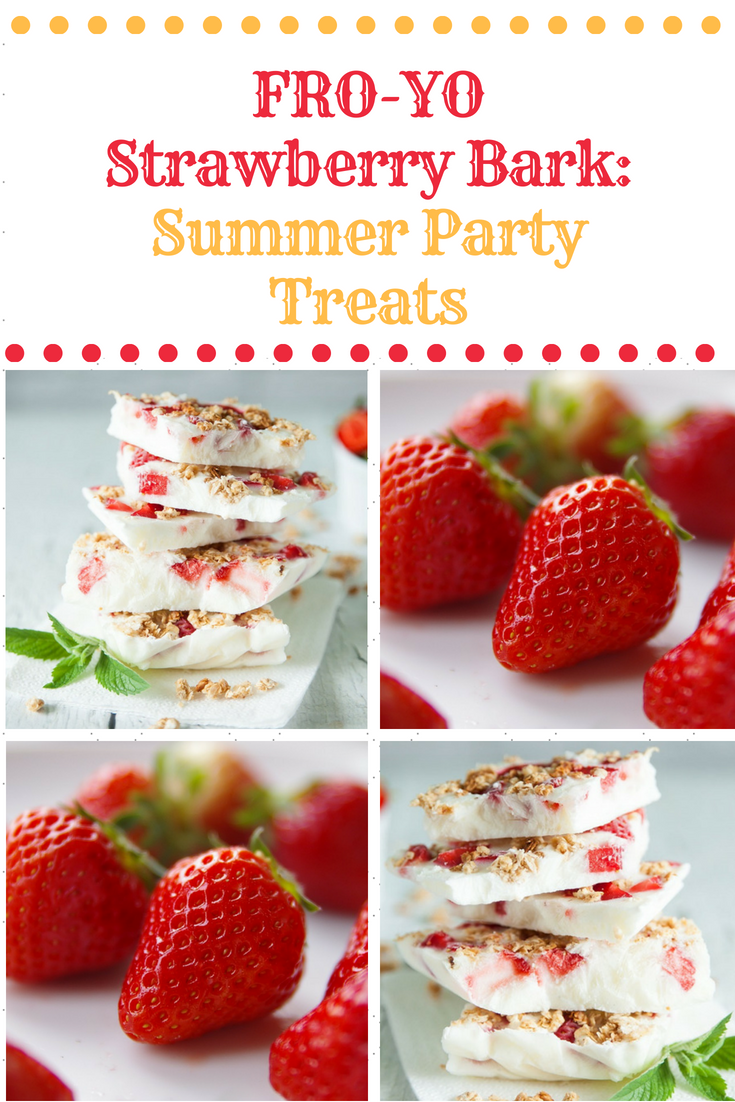 FRO-YO Strawberry Bark