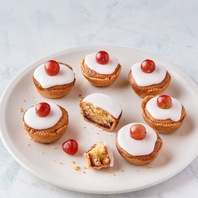 Red Gooseberry Bakewell Tarts Recipe For Afternoon Tea Red Gooseberry Bakewell Tarts Recipe For Afternoon Tea