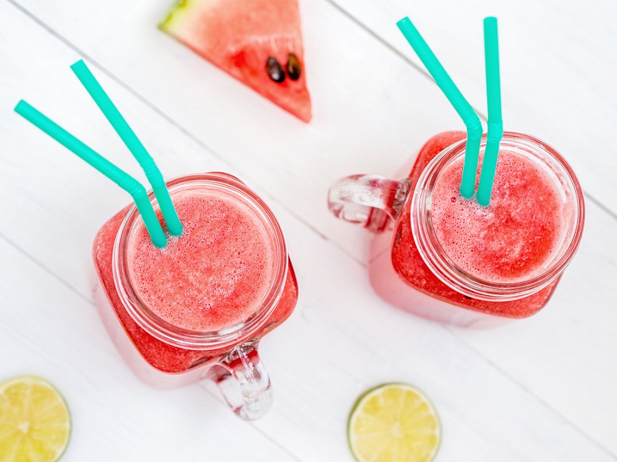 How To Make A Healthy Watermelon Cucumber Slushy