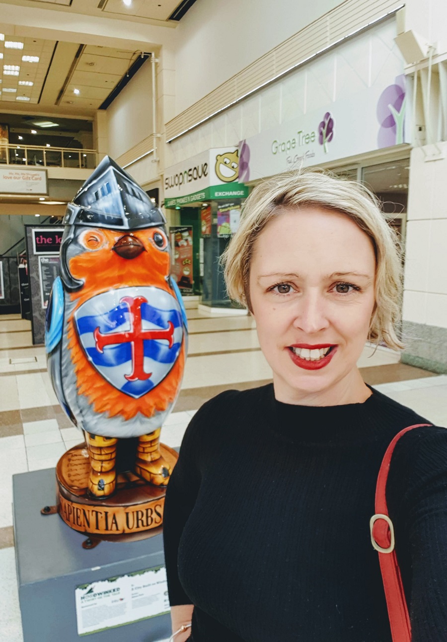 Discover A City Built On Wisdom Robin Sculpture: Hoodwinked 2018 Trail Guide, Nottingham