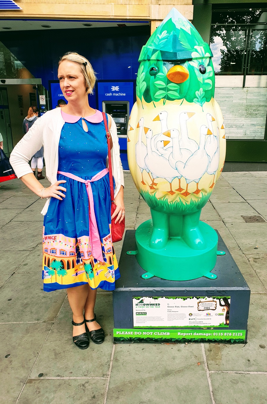 Goose Fair Sculpture | Hoodwinked Trails In Nottingham