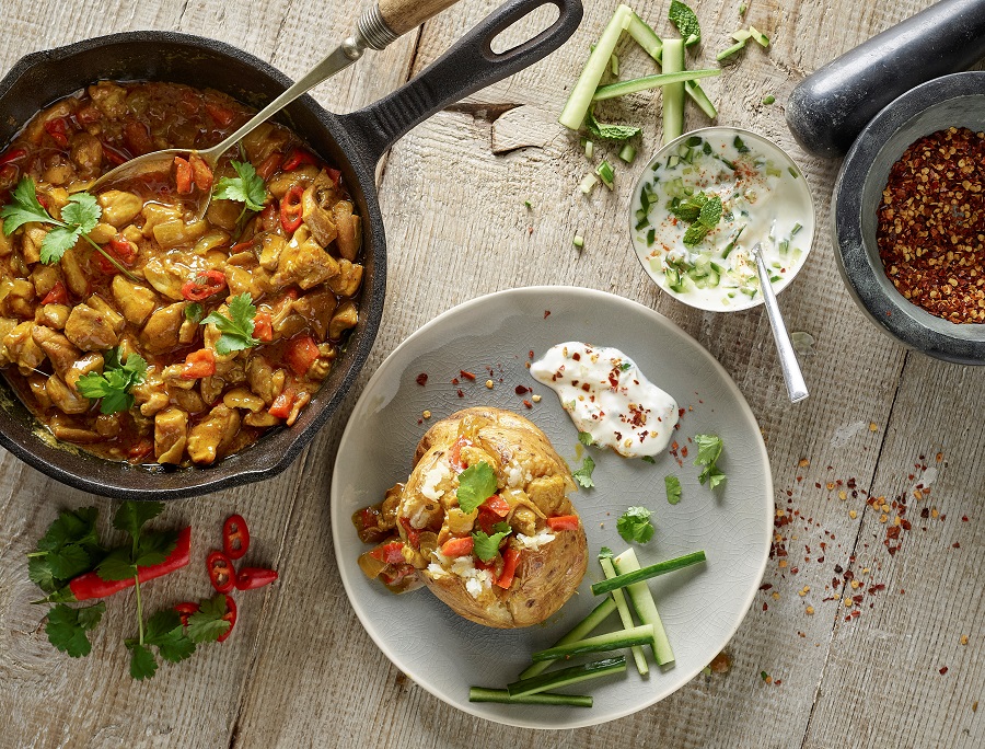 Chicken Tikka Curry: Autumn Jacket Potato Fillers