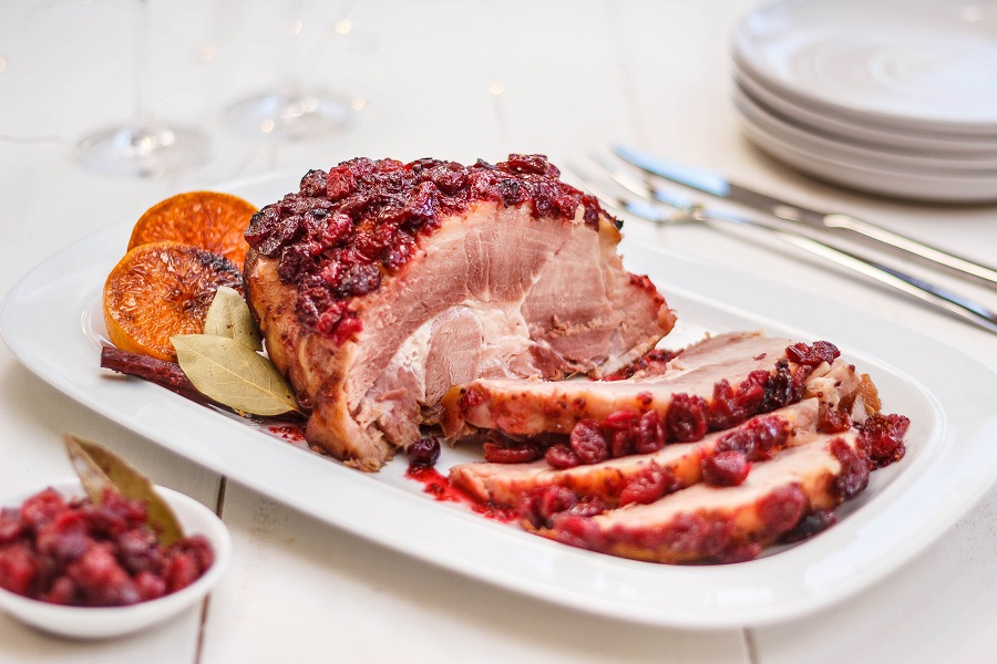 Cranberry Glazed Christmas Ham Cranberry Glazed Christmas Ham: A Classic Recipe