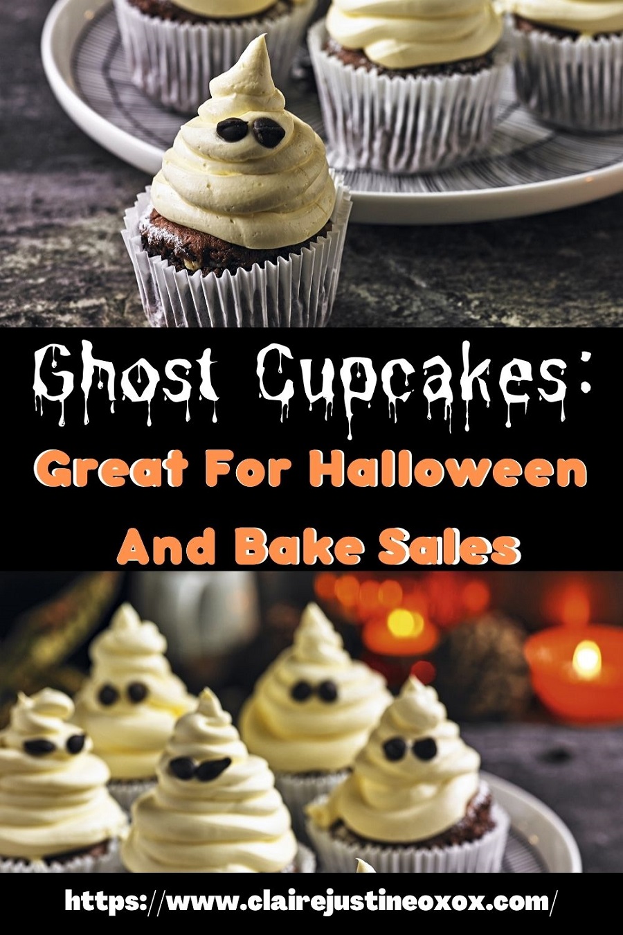 Ghost Cupcakes: Great For Halloween And Bake Sales