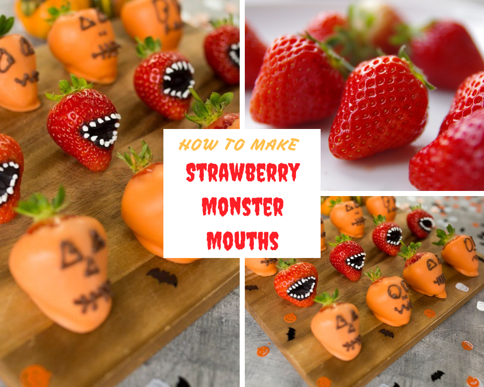 How To Make Strawberry Monster Mouths